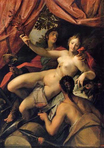 Hans von Aachen Allegory of Peace Art and Abundance